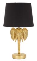 Asztali lámpa 60 cm, elefant, arany fekete - TROMPES - Butopêa